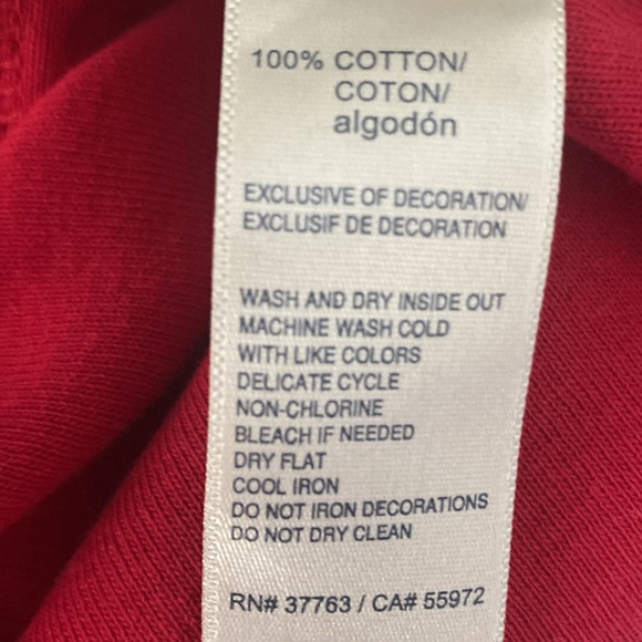 Red XL Rafaela top - Picture 3 of 3